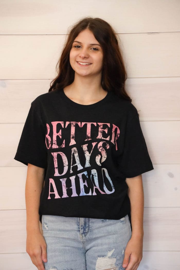 Retro Better Days Ahead Oversized Tee