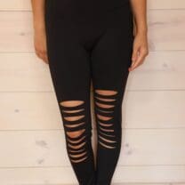 Knee Cut Out High Waisted Leggings