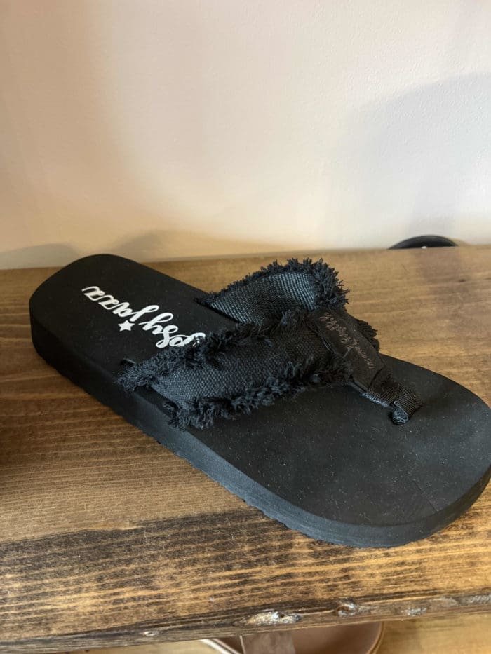 Encore Black Flip Flops