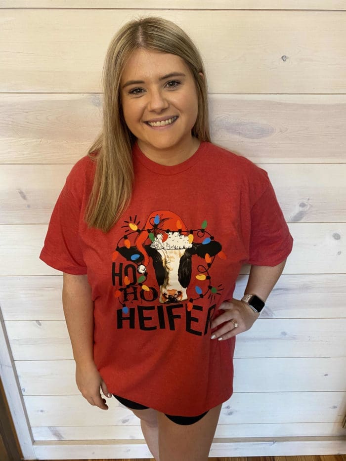 Ho Ho Heifer Graphic Tee