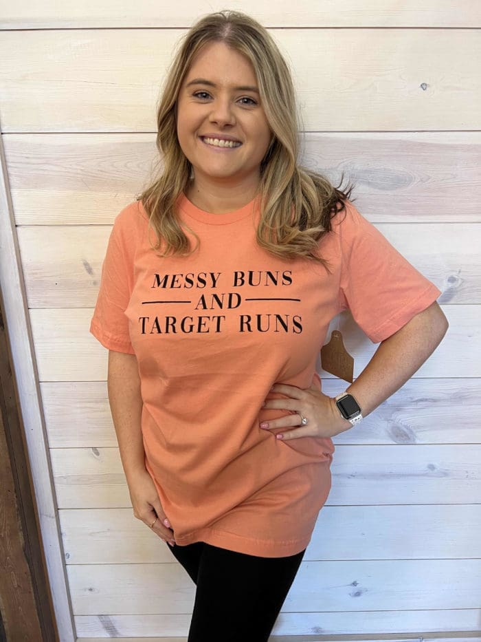 Messy Buns And Target Runs Graphic Tee