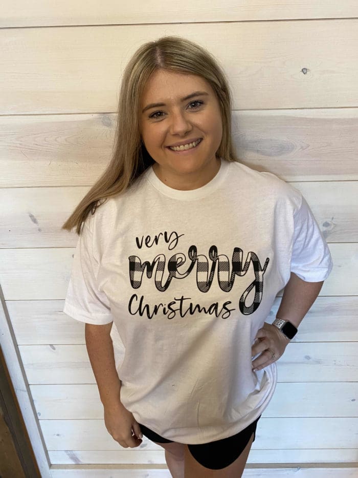 Very Merry Christmas Graphic Tee