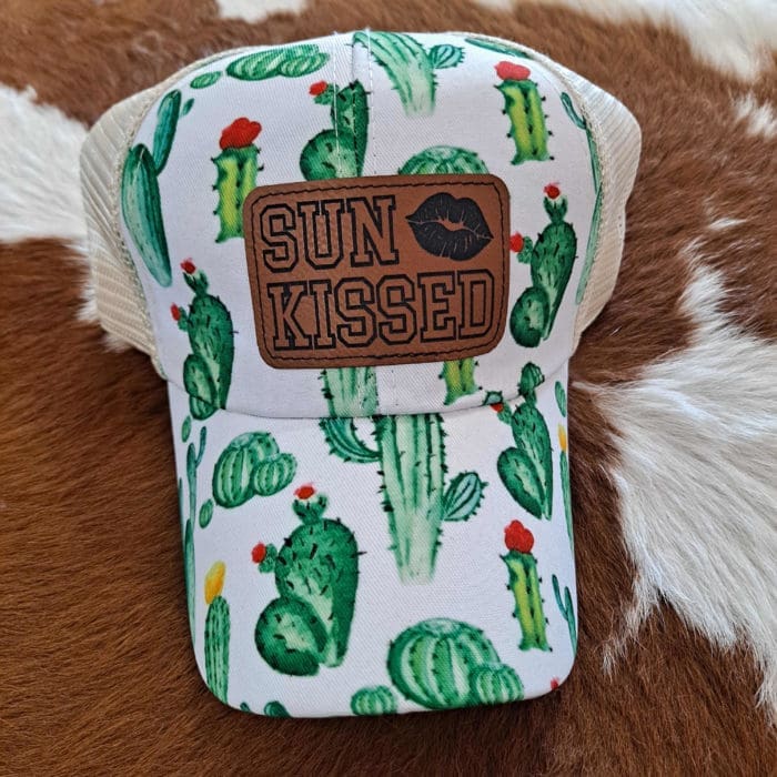 Sun Kissed Ladies Patch Hat