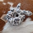 Leopard Jacquard Scrunchie