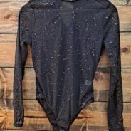 Long Sleeve Bodysuit With Colorful Specs