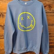 Puffed Rocker Smiley Sweatshirt