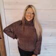 Chenille Turtleneck Sweater