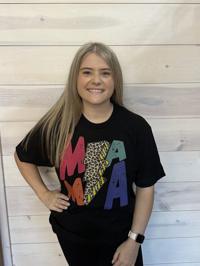 Mama Lightning Bolt Graphic Tee