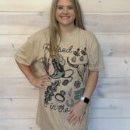 Raised In The West Graphic T-Shirt Dress