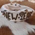 Seed Bead New Year Headband With Stone