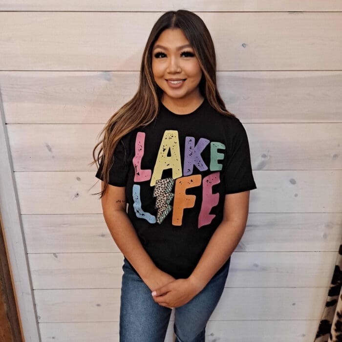 Lake Life Lightning Bolt Graphic Tee