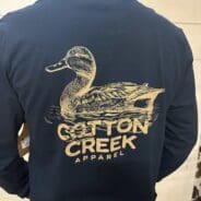 Cotton Creek Long Sleeve Fitted Crew Neck  Sitting Duck