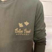 Cotton Creek Long Sleeve Fitted Crew Neck  Sitting Duck