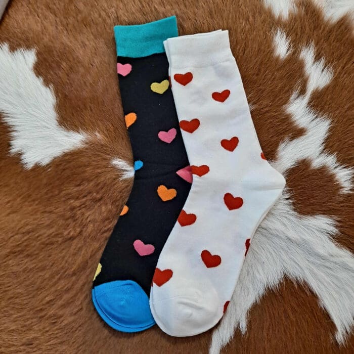 Heart Pattern Casual Socks