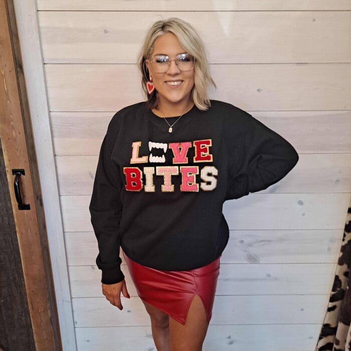 Ideal Chenille Love Bites Sweatshirt