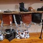 Vegan Leather Leopard Strap Crossbody Shoulder Bag