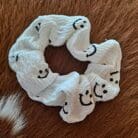 Smiley Face Hair Scrunchies