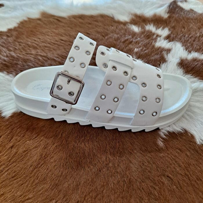 Stud, Slide Sandals