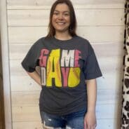 100% Cotton Game Day Stacked Softball Graphic Tee