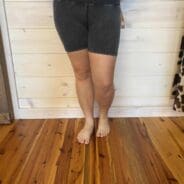 Washed Seamless High Waisted Shorts