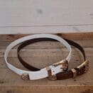 Vegan Belts with Western Design On Buckle and Strap