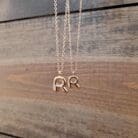 Personalized Bubble Balloon Initial Necklace