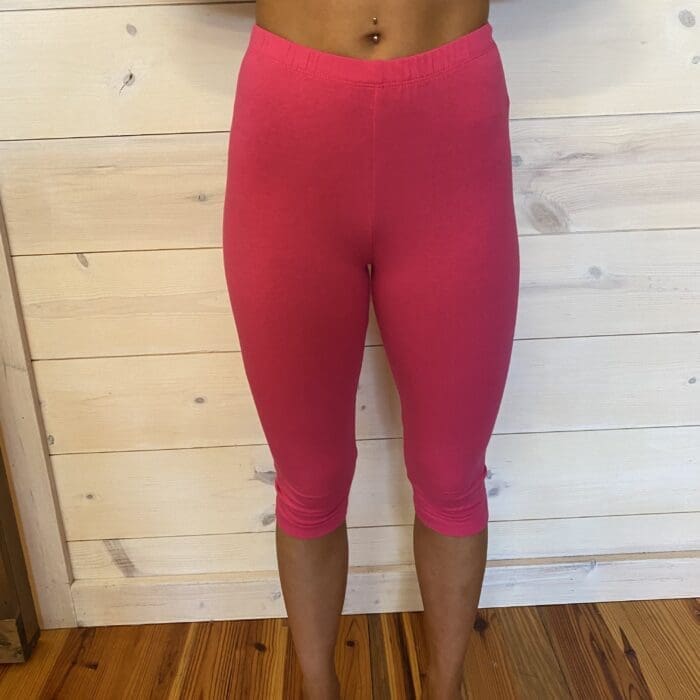 Premium Cotton Capri Leggings