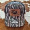 American Flag Deer Patch Hat