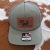 American Flag Deer Patch Hat