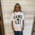 Game Day Football 100% Cotton Graphic Tee