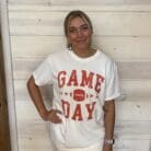 Game Day Football 100% Cotton Graphic Tee