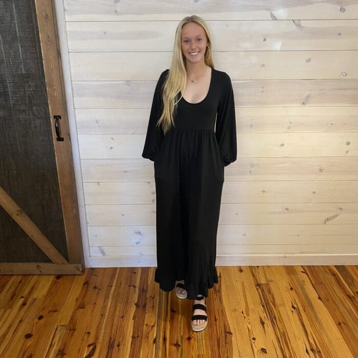 Best Intentions Long Sleeve Jumpsuit with Pockets