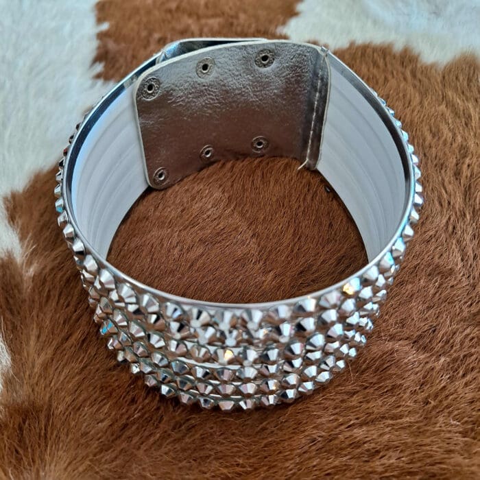 Rhinestone Embellished Band Choker