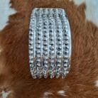 Rhinestone Embellished Band Choker