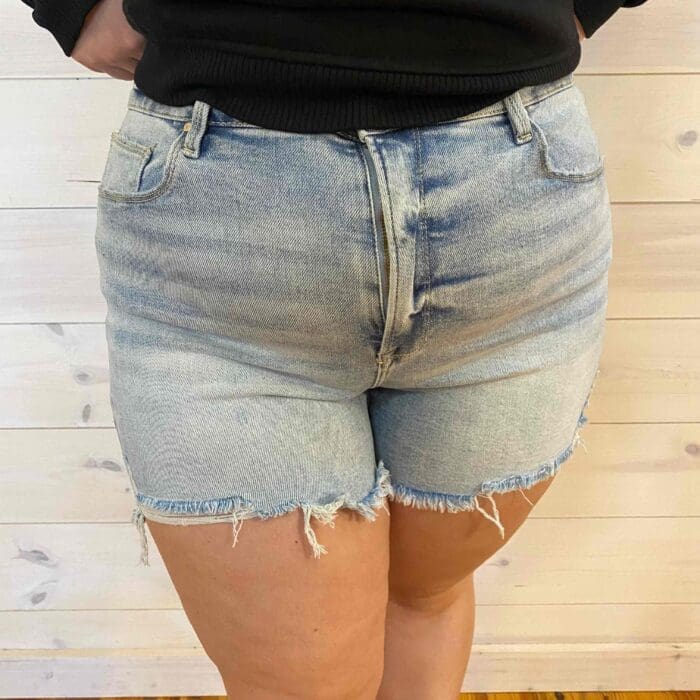 Tabby -High Rise Distressed Shorts