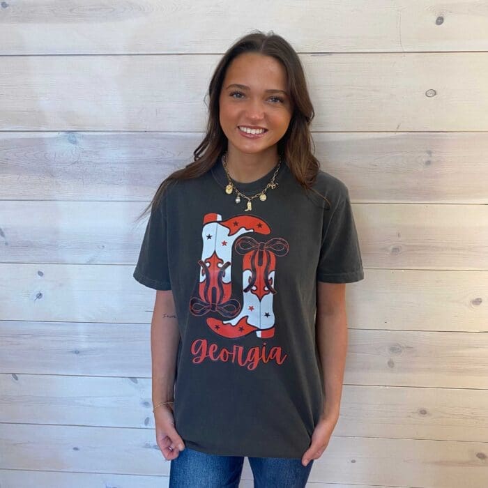 Georgia Bow Boots Graphic Tee