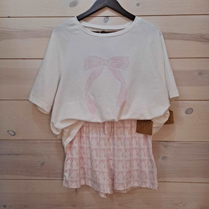 Bow Knot Two Piece Lounge Set